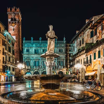 Piazza delle Erbe, Italy