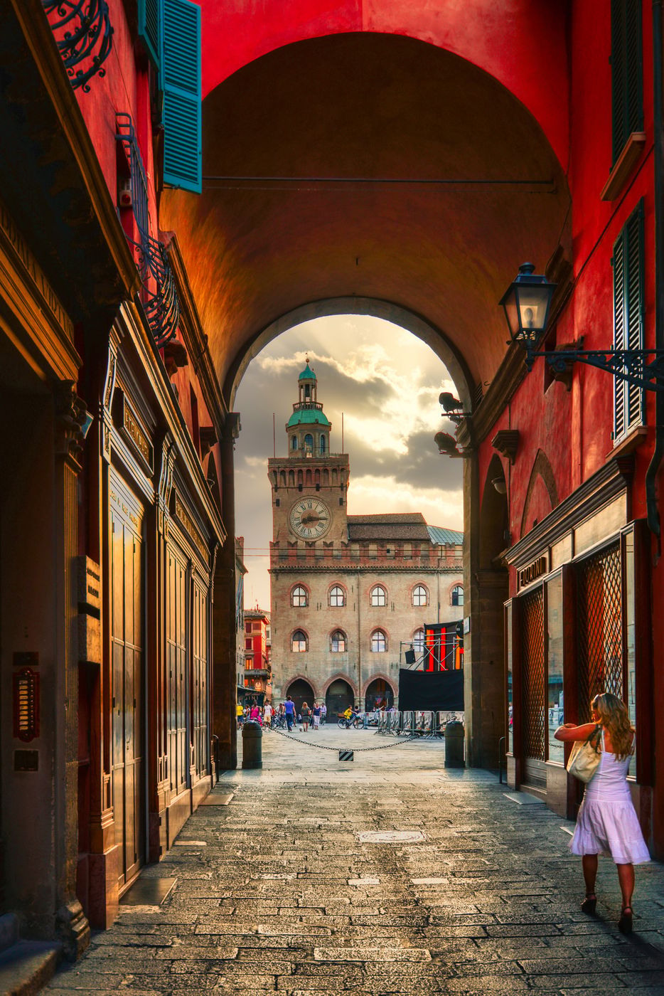 Piazza Maggiore, Italy