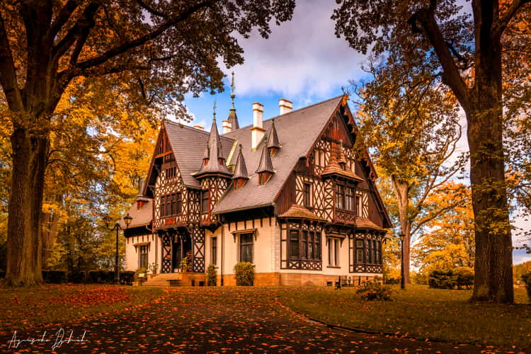 Promienice Hunting Lodge in Kobiór, Poland