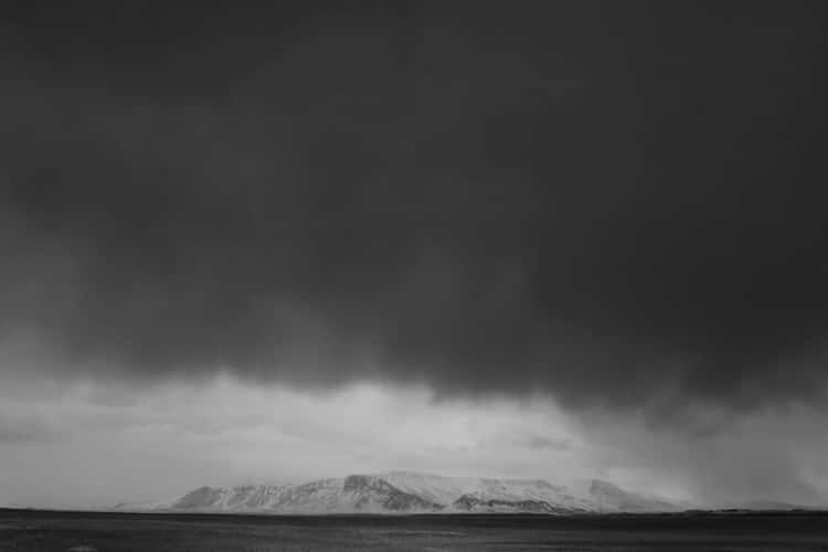 Reykjavik Harbour View of Engey