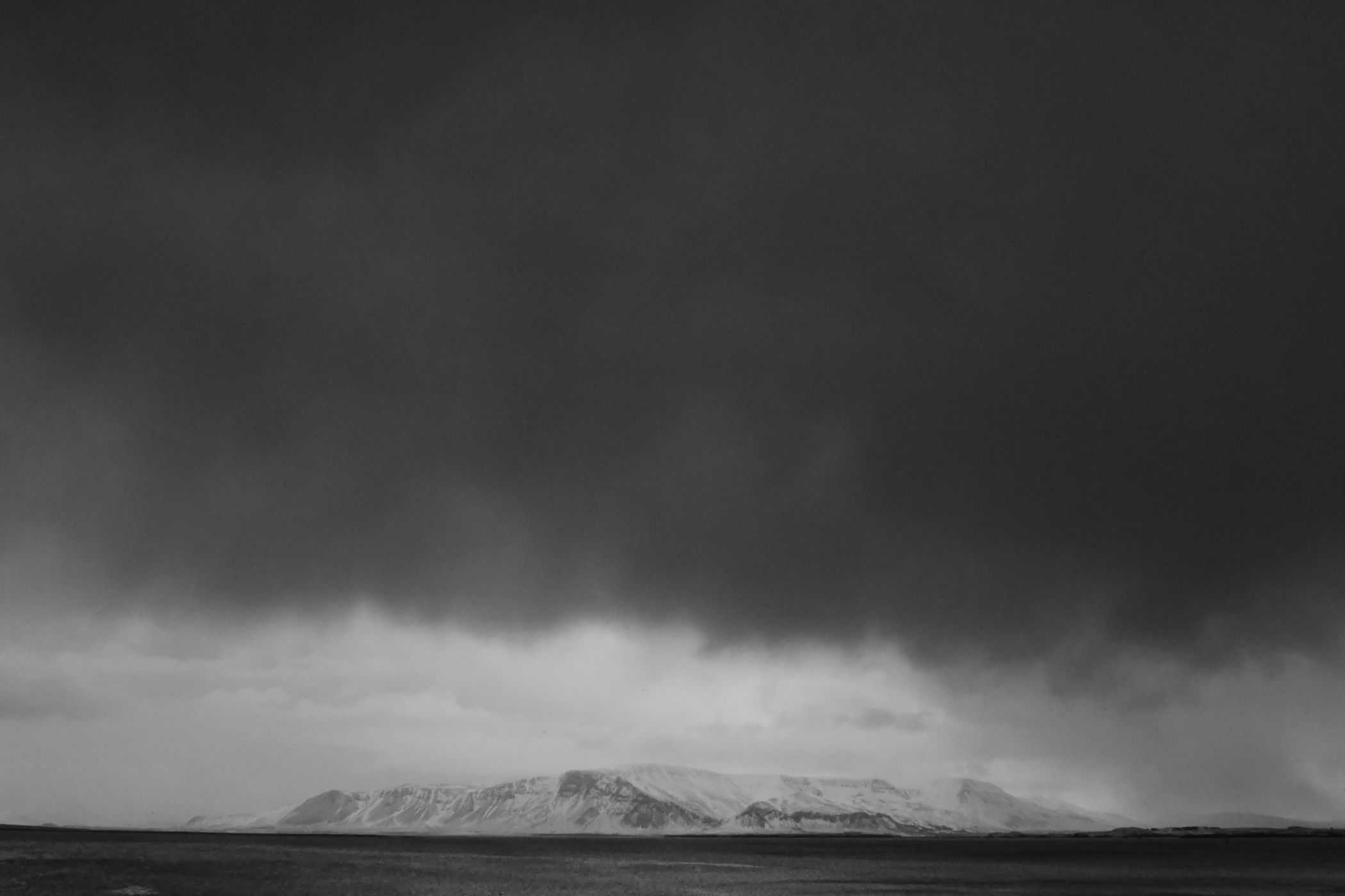 Reykjavik Harbour View of Engey, Iceland