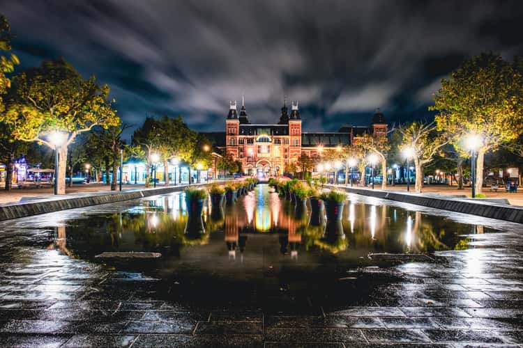 Rijksmuseum Reflecting Pool, Amsterdam