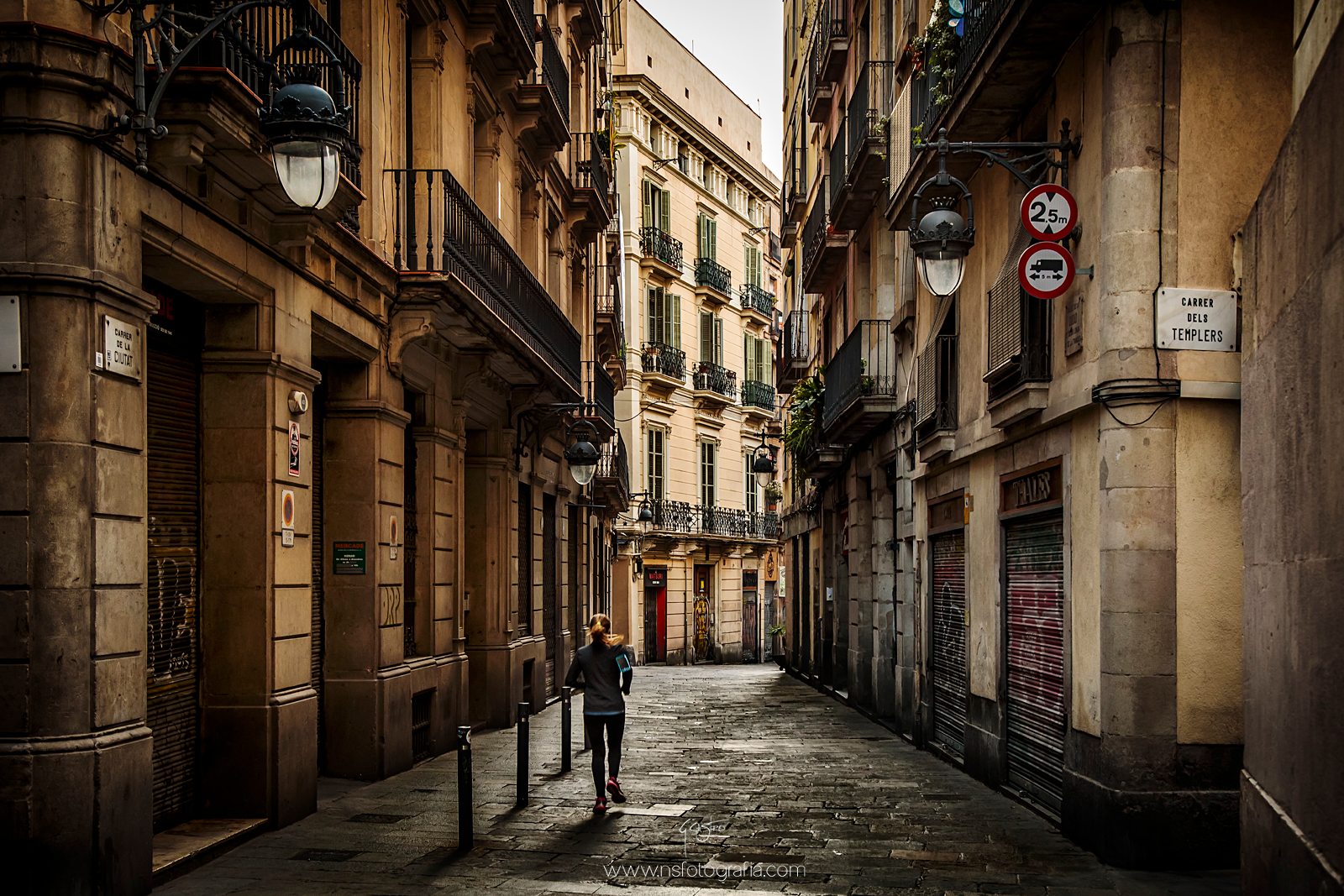 Street in Barcelona, Spain