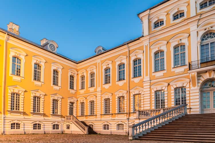 Rundale Castle in Latvia