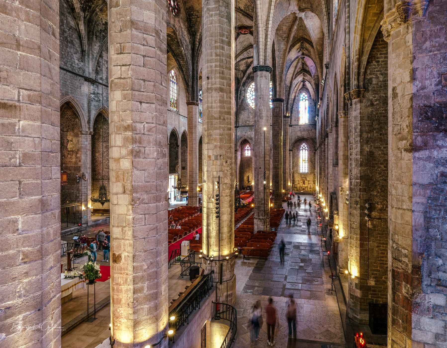 Santa Maria del Mar Vertorama, Barcelona, Spain