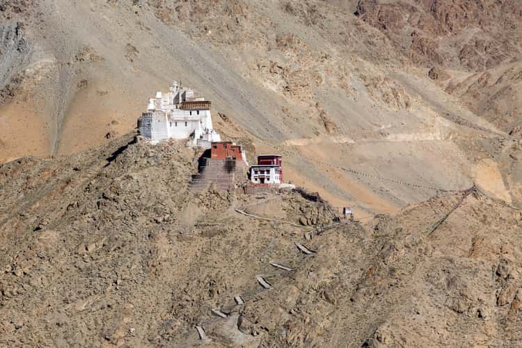 Shanti Stupa in der Nähe von Leh