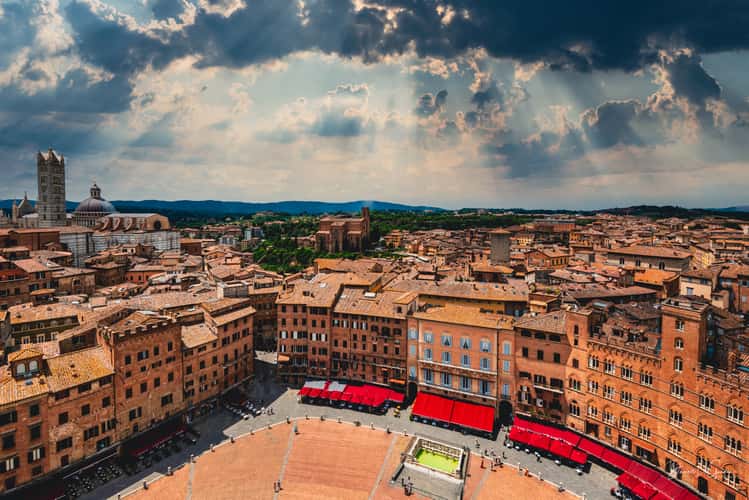 View from Torre del Mangia, Siena, Tuscany