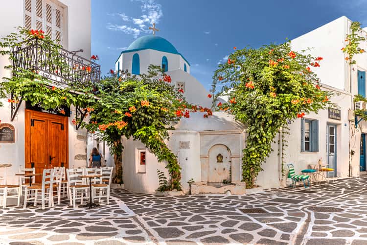 Small place in Parikia on Paros Island