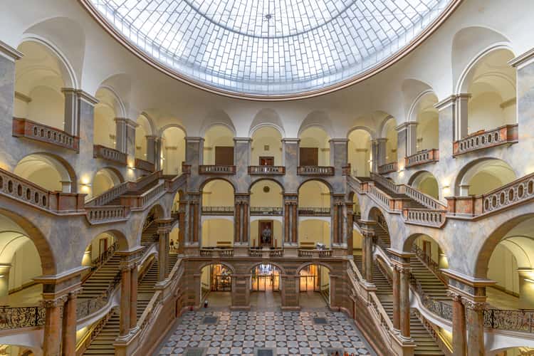 Staircase in the Justizplalast, Munich