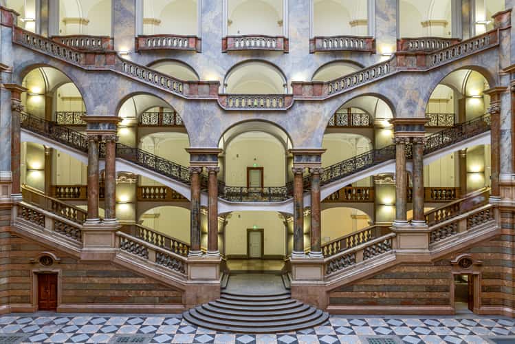 Staircase in the Justizplalast, Munich
