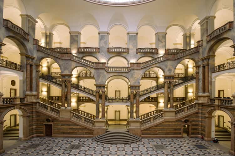 Staircase in the Justizplalast, Munich