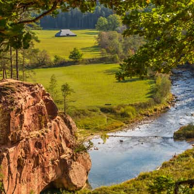 The Amata Trail in Gauja National Park in Latvia, Latvia