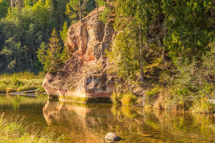 The Amata Trail in Gauja National Park in Latvia