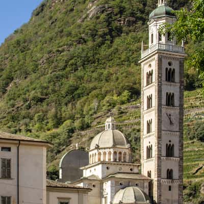 The Basilica at Tirano (Santuaria della Madonna di Tirano), Italy