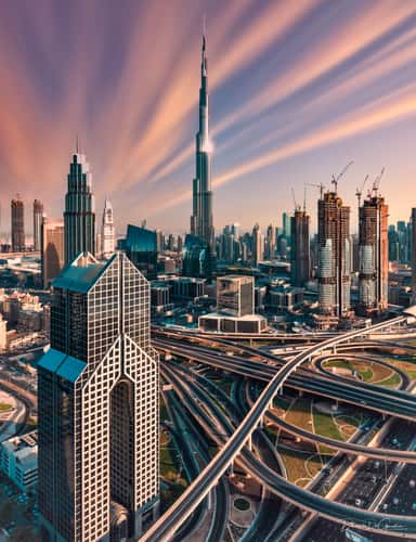 The Best View of Dubai, Burj Khalifa view from Shangri-La