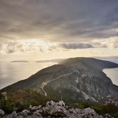 The look over Cres, Croatia