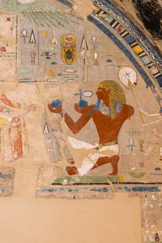 The mortuary Temple of Hatshepsut