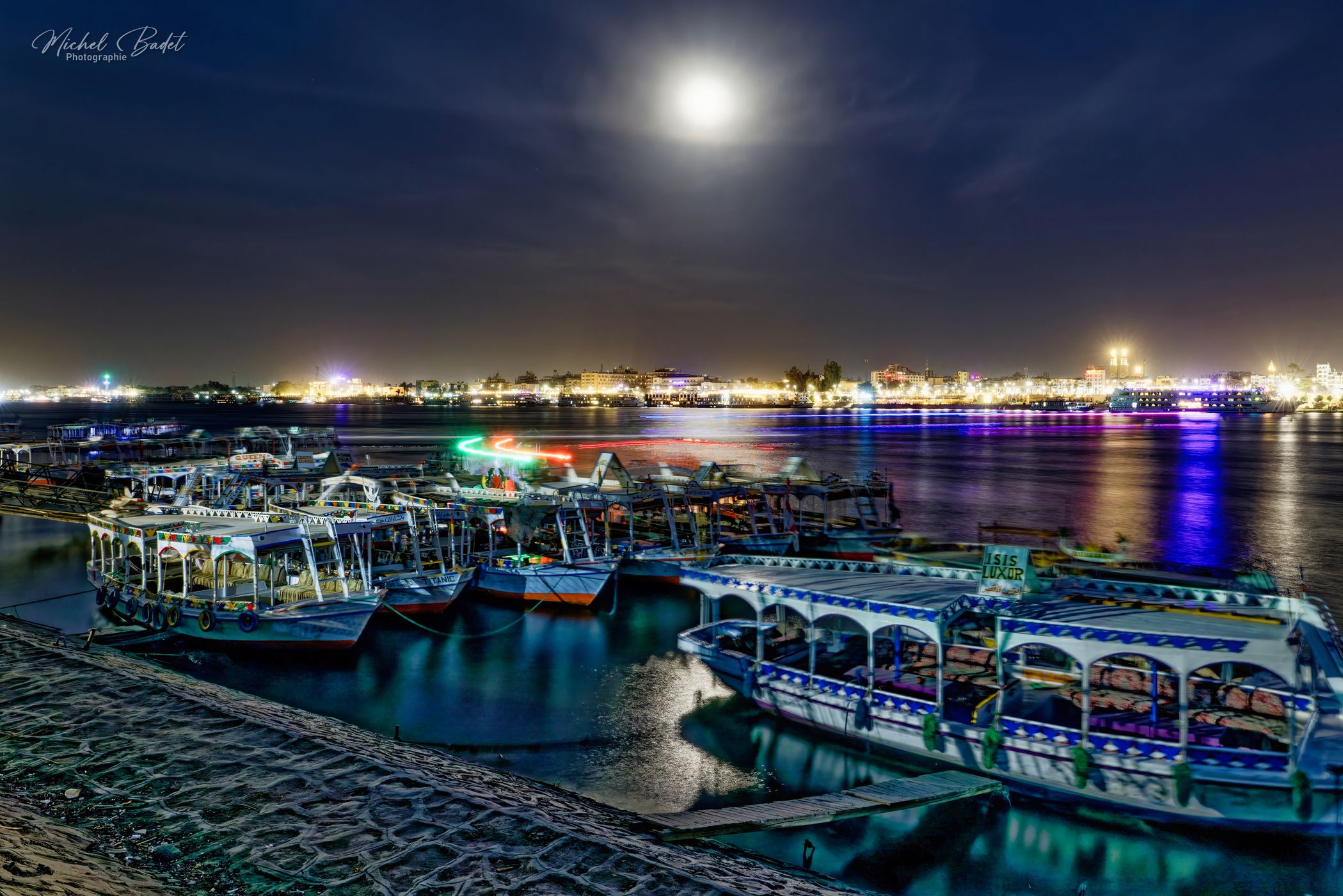 The Nile at Luxor West Bank, Egypt