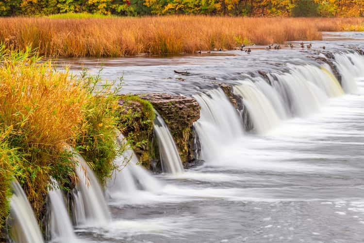 The Venta Rapids in Kuldiga
