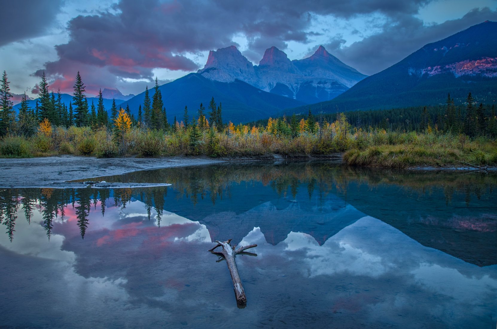 Three Sisters at Canmore, Canada