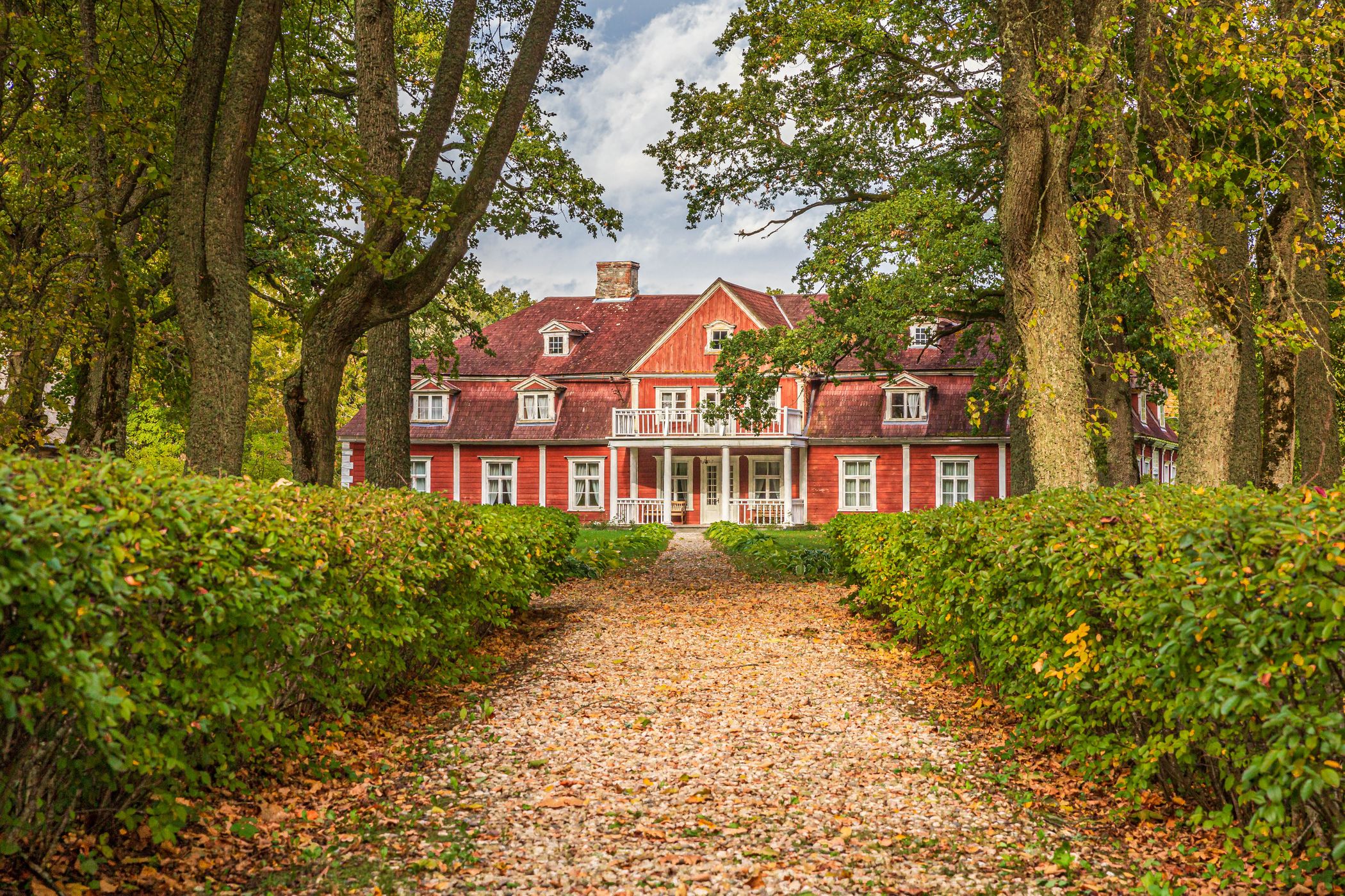 Ungurmuiza Manor in Gaujas National Park in Latvia, Latvia