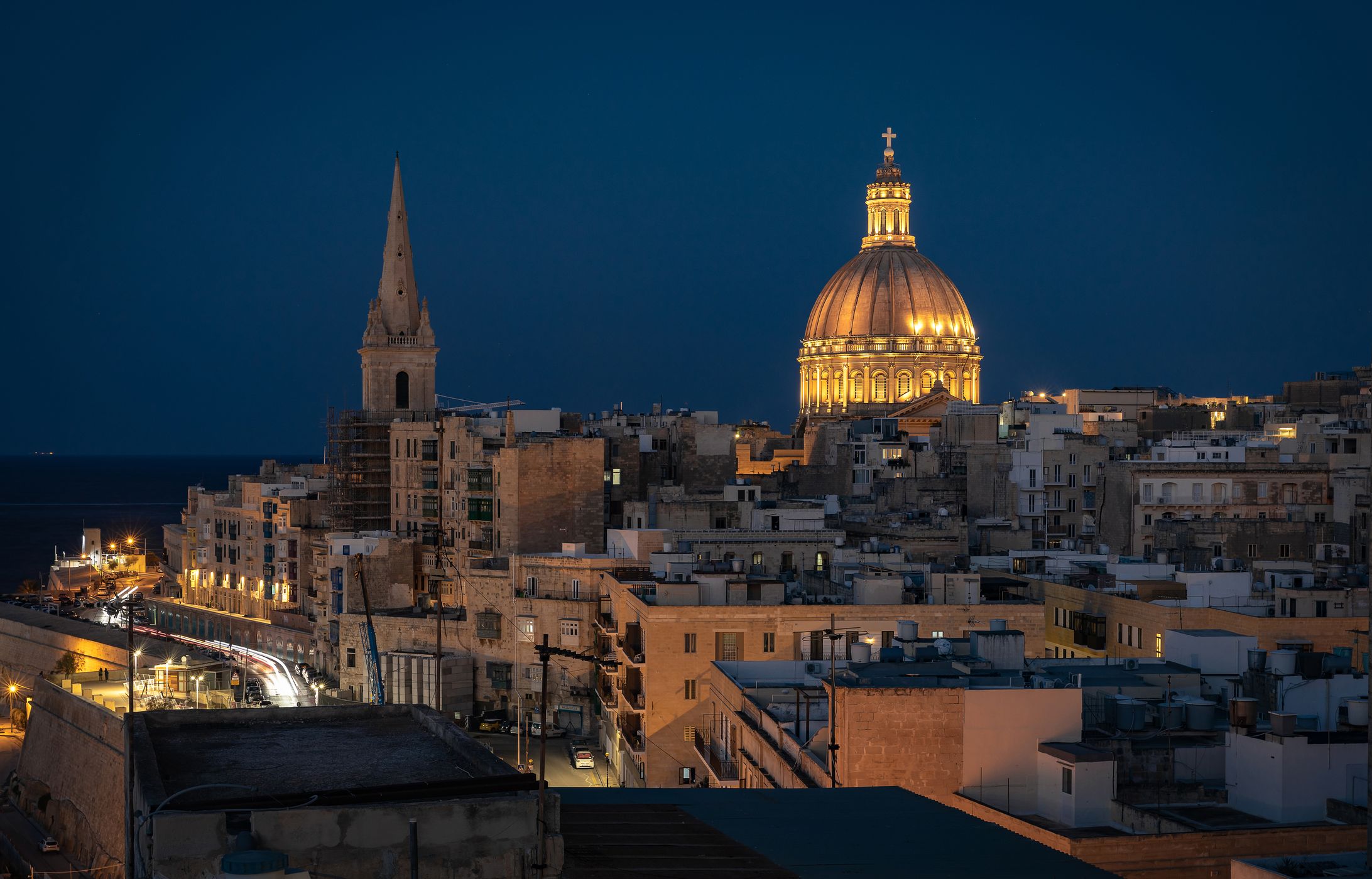Valletta Skyline from St. Michael Bastion, Malta