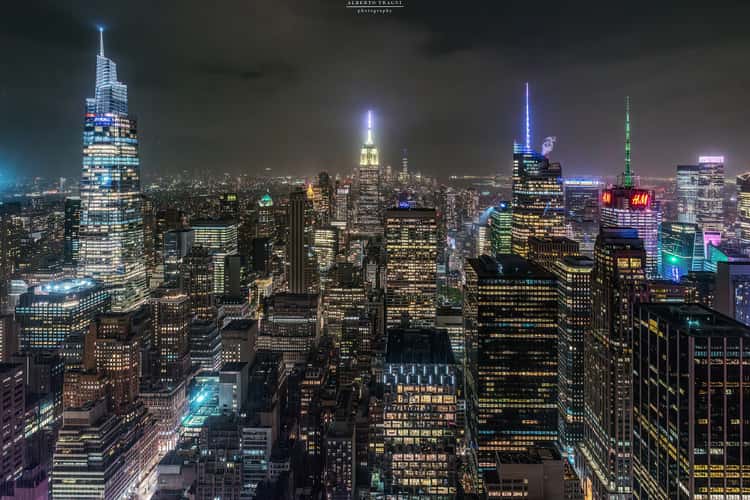 View from “Top of the Rock“, New York City