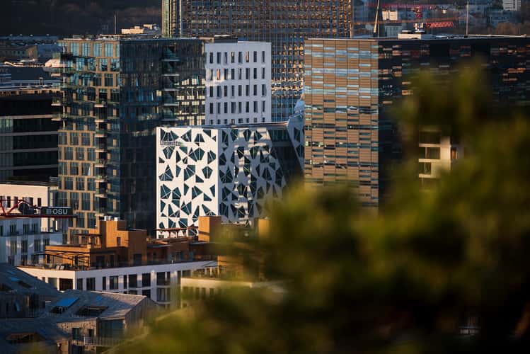 View over Oslo from Ekeberg hill