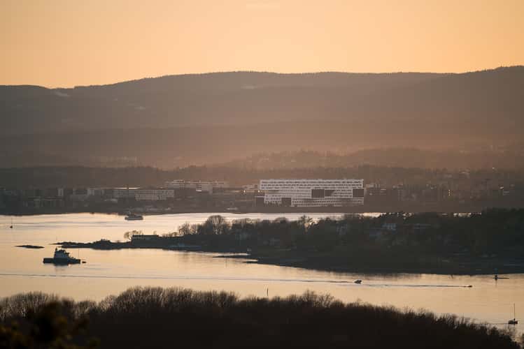 View over Oslo from Ekeberg hill