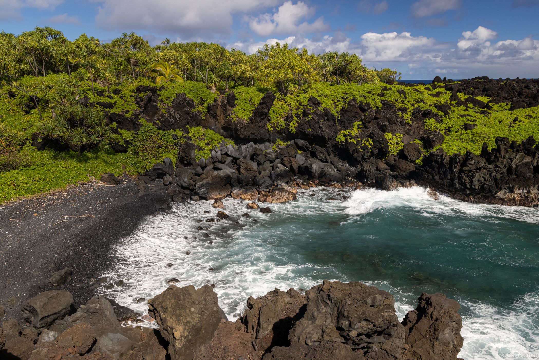 Waianapanapa State Park Sunset Maui Hawaii, USA