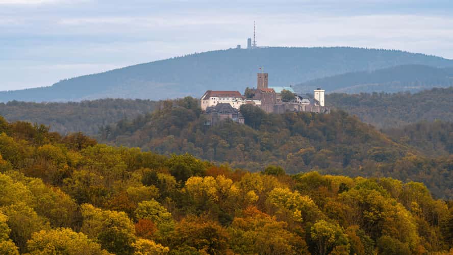 Wartburg and Inselsberg View