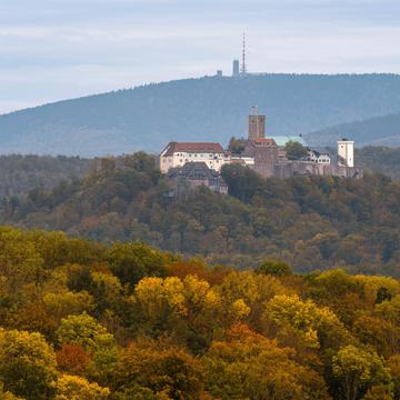 Wartburg and Inselsberg View, Germany