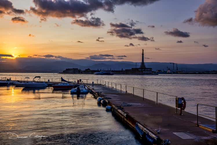 Whale Tale statue, Messina, Sicily