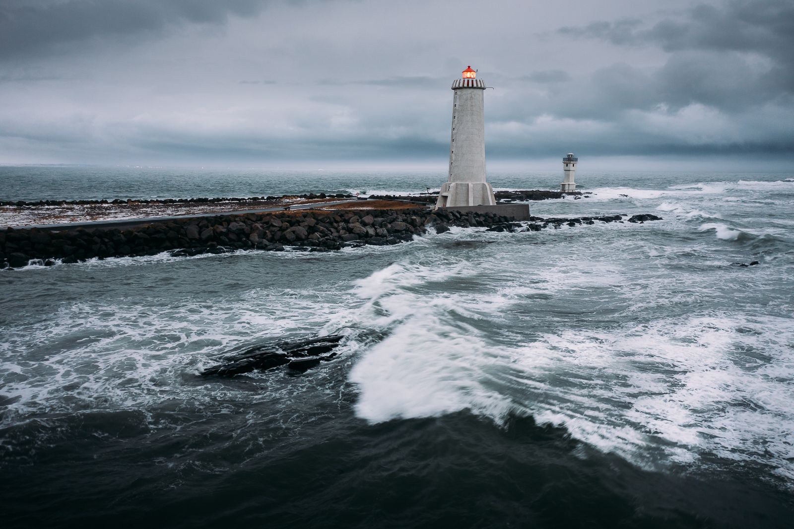 Akranes Lighthouses, Iceland