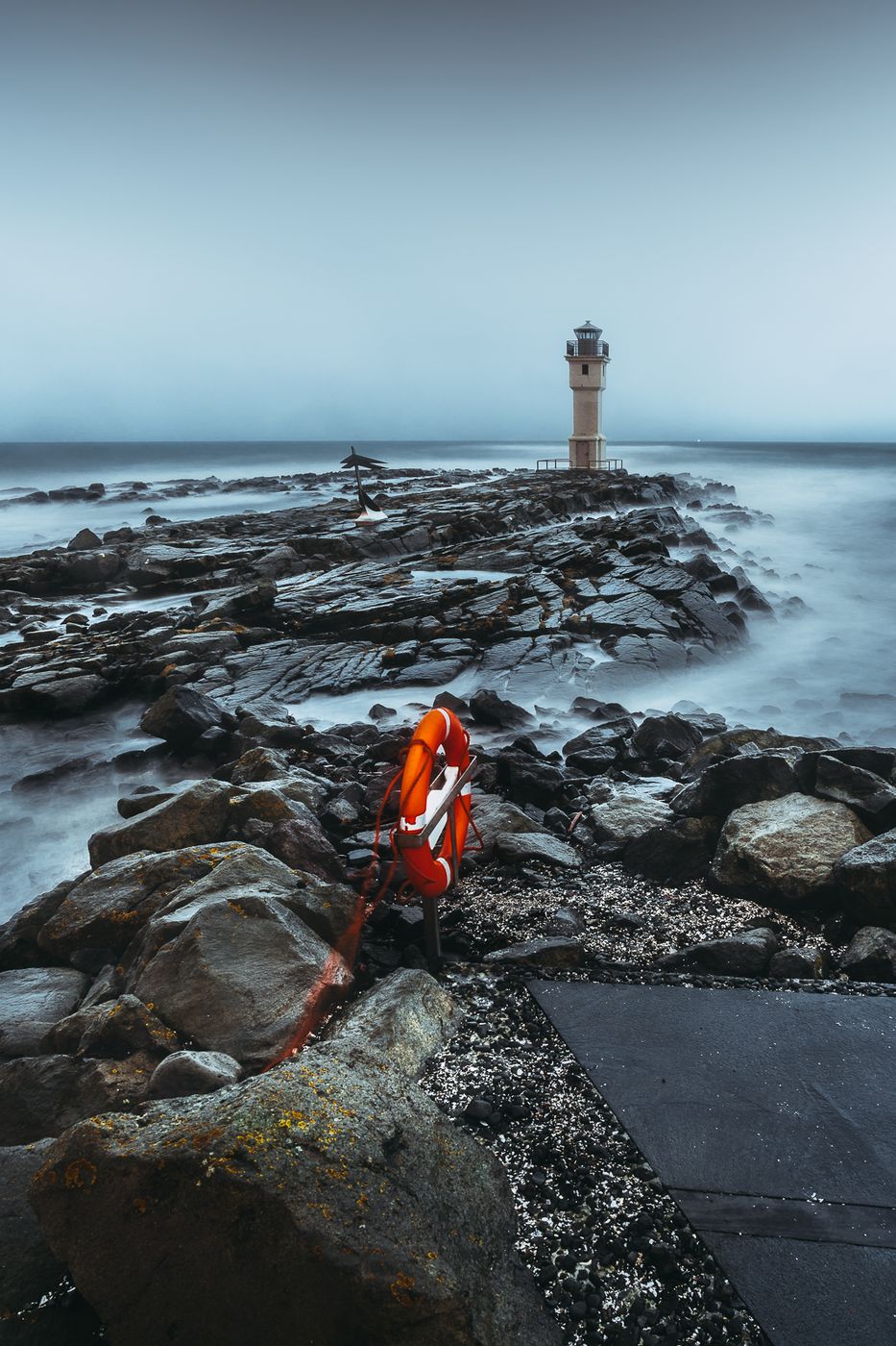 The old Akranes Lighthouse, Iceland
