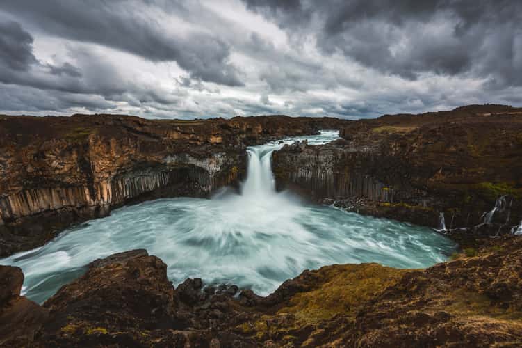 Aldeyjarfoss Waterfall