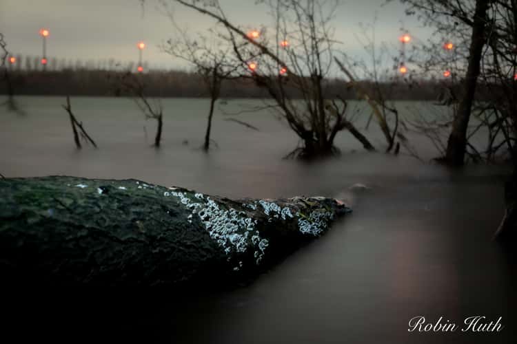 Blausteinsee Tree trunk in the water