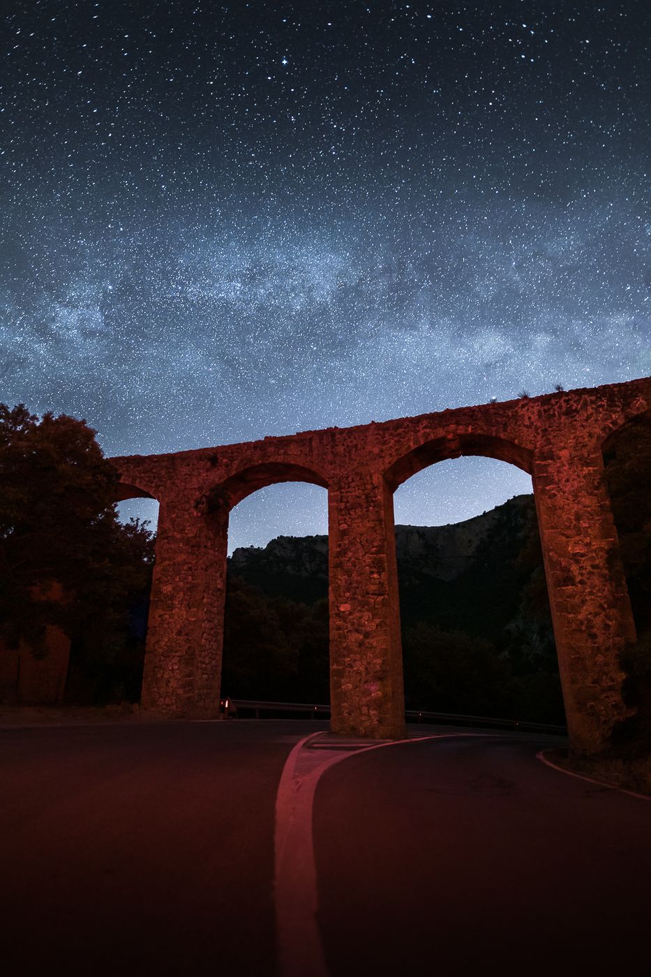 Bridge over Ma-10, Spain
