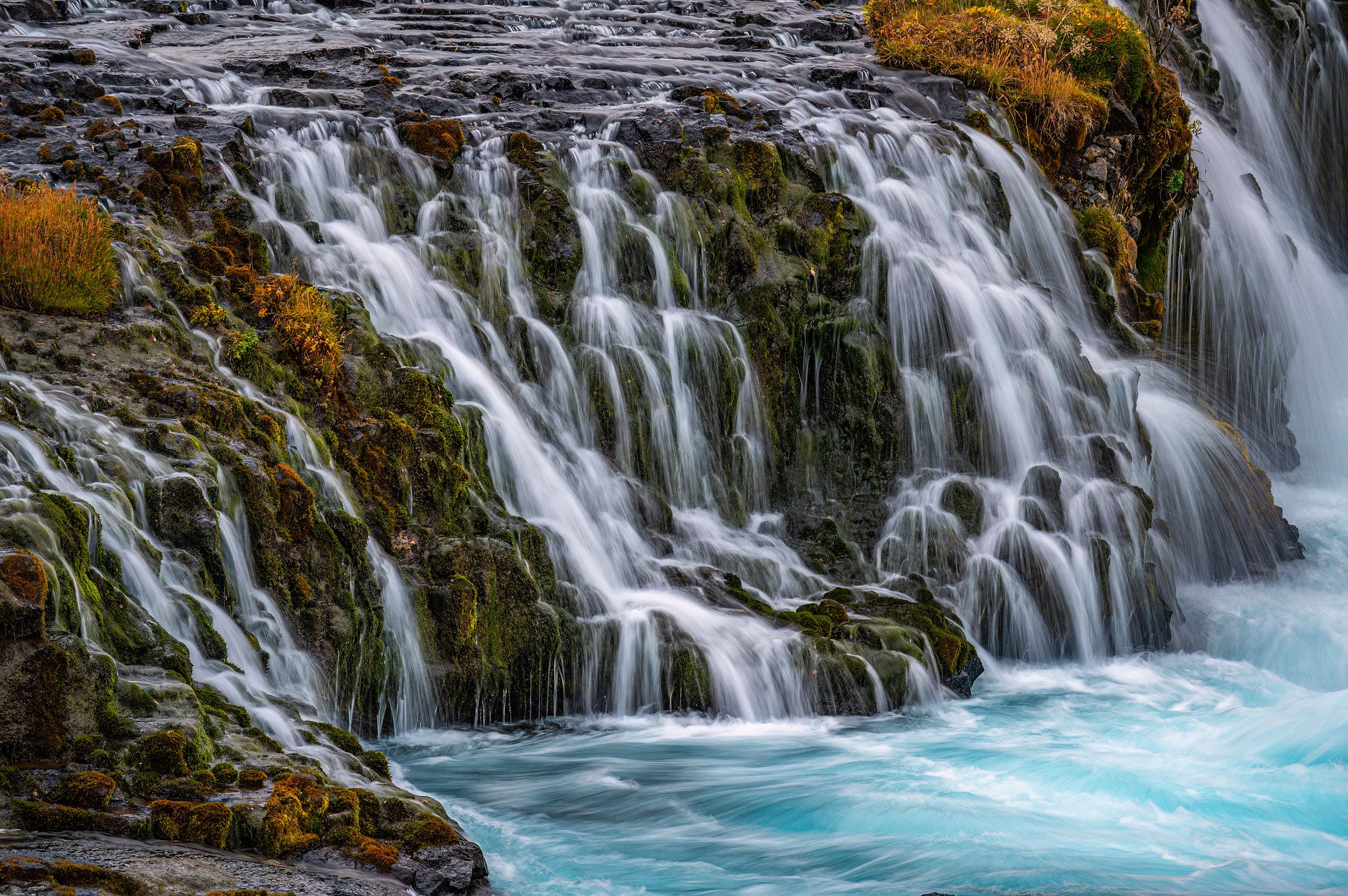 Bruarfoss Waterfall, Iceland