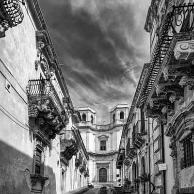 Cafes Noto, Sicily, Italy