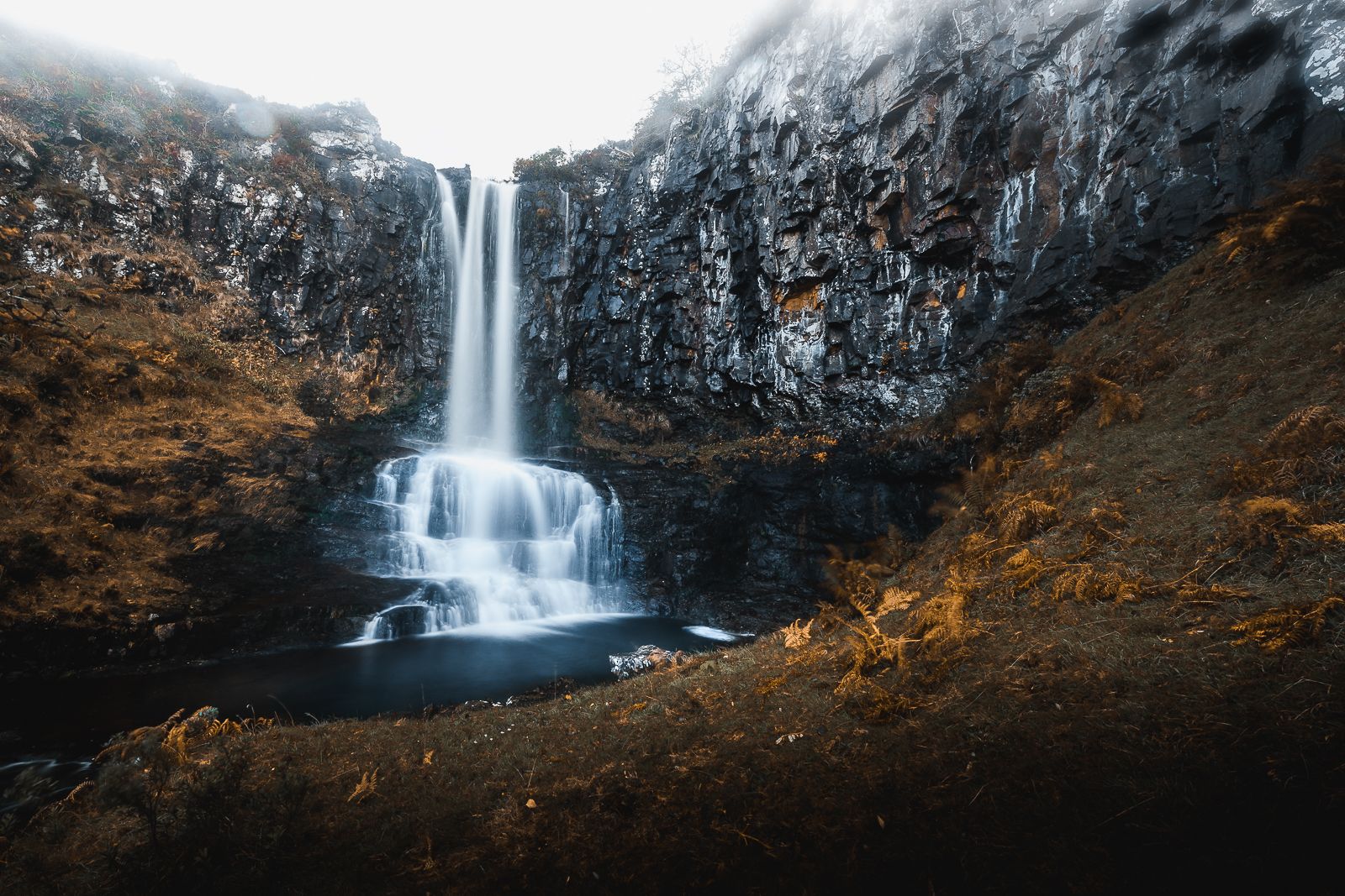 Carbost Burn Waterfall, United Kingdom