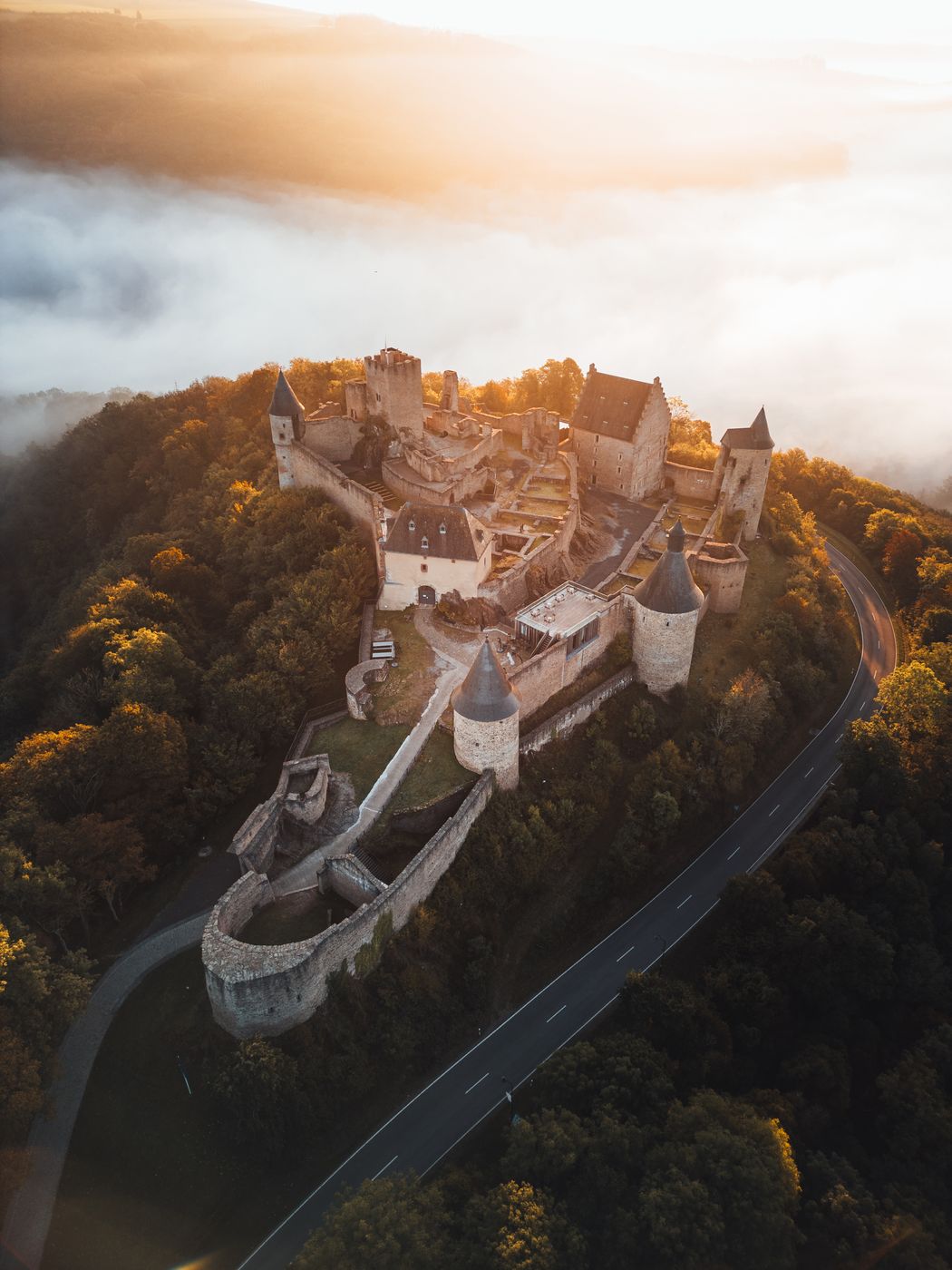 Castle Bourscheid, Luxembourg