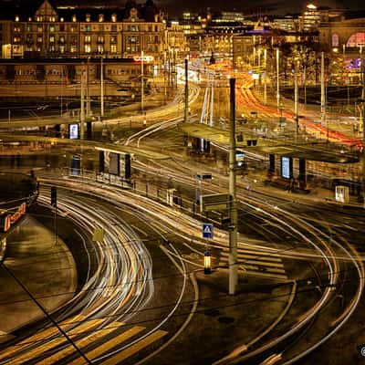 Central Train-Intersection, Zurich, Switzerland