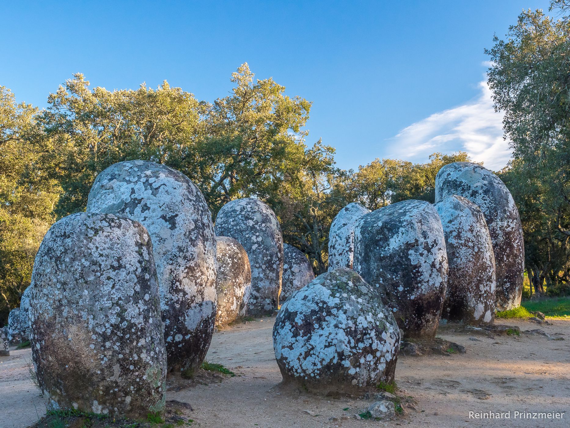 Cromeleque dos Almendres Stone Circle, Portugal