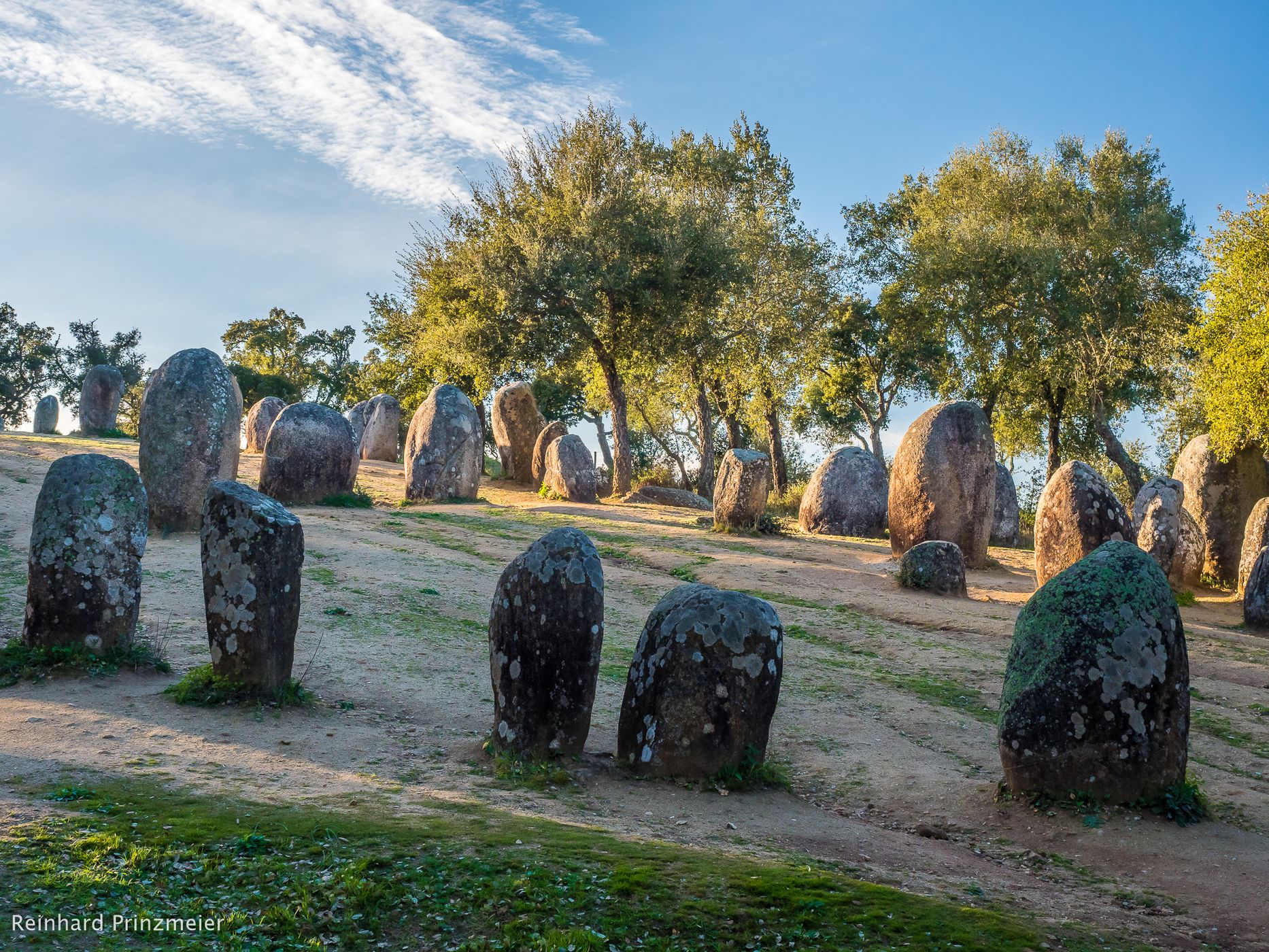 Cromeleque dos Almendres Stone Circle, Portugal
