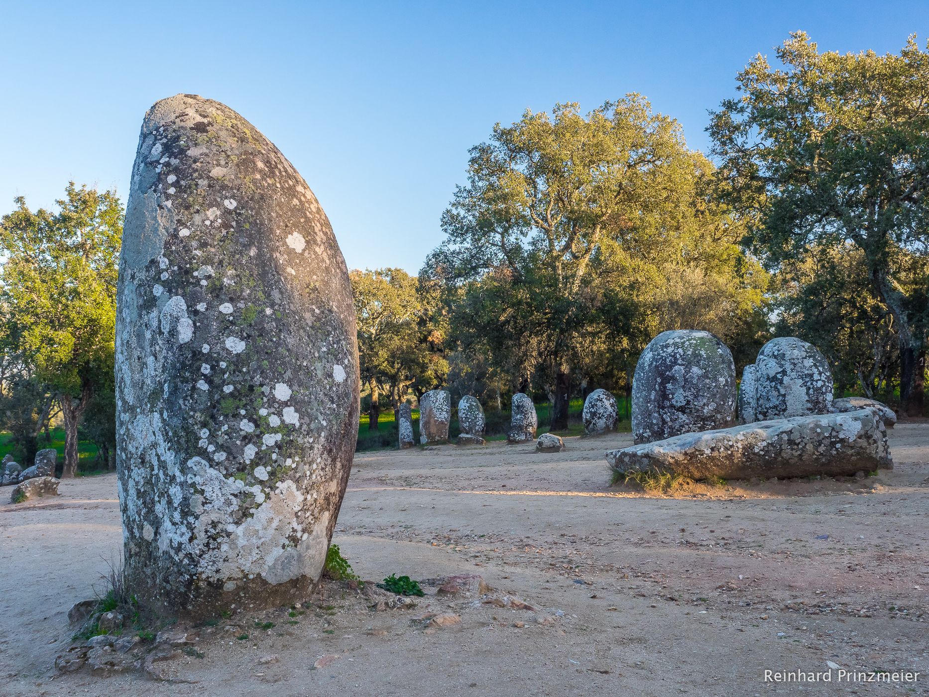 Cromeleque dos Almendres Stone Circle, Portugal