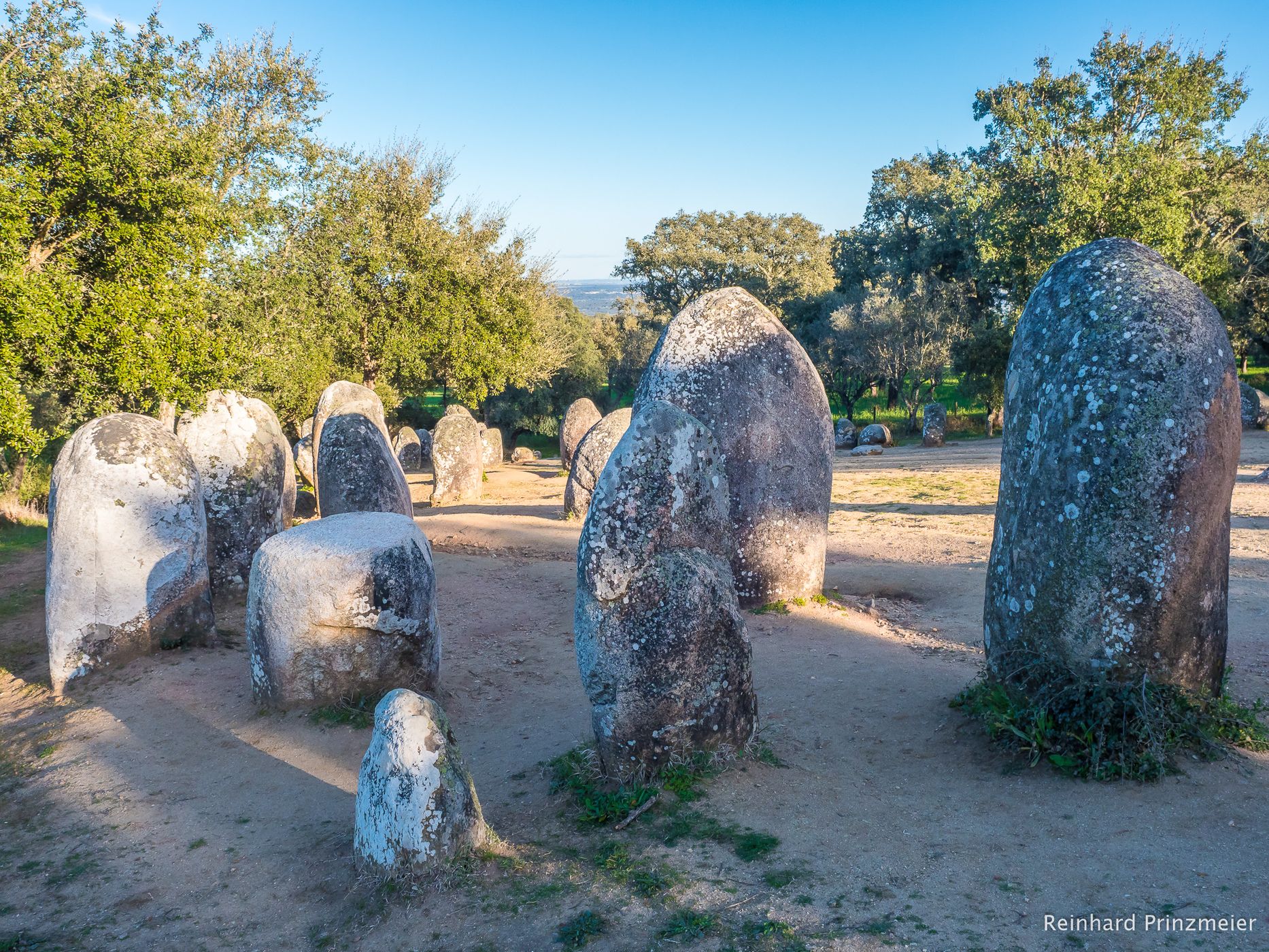 Cromeleque dos Almendres Stone Circle, Portugal