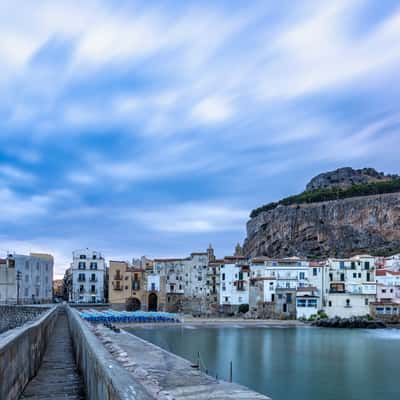 Down the jetty Cefalu, Sicily, Italy