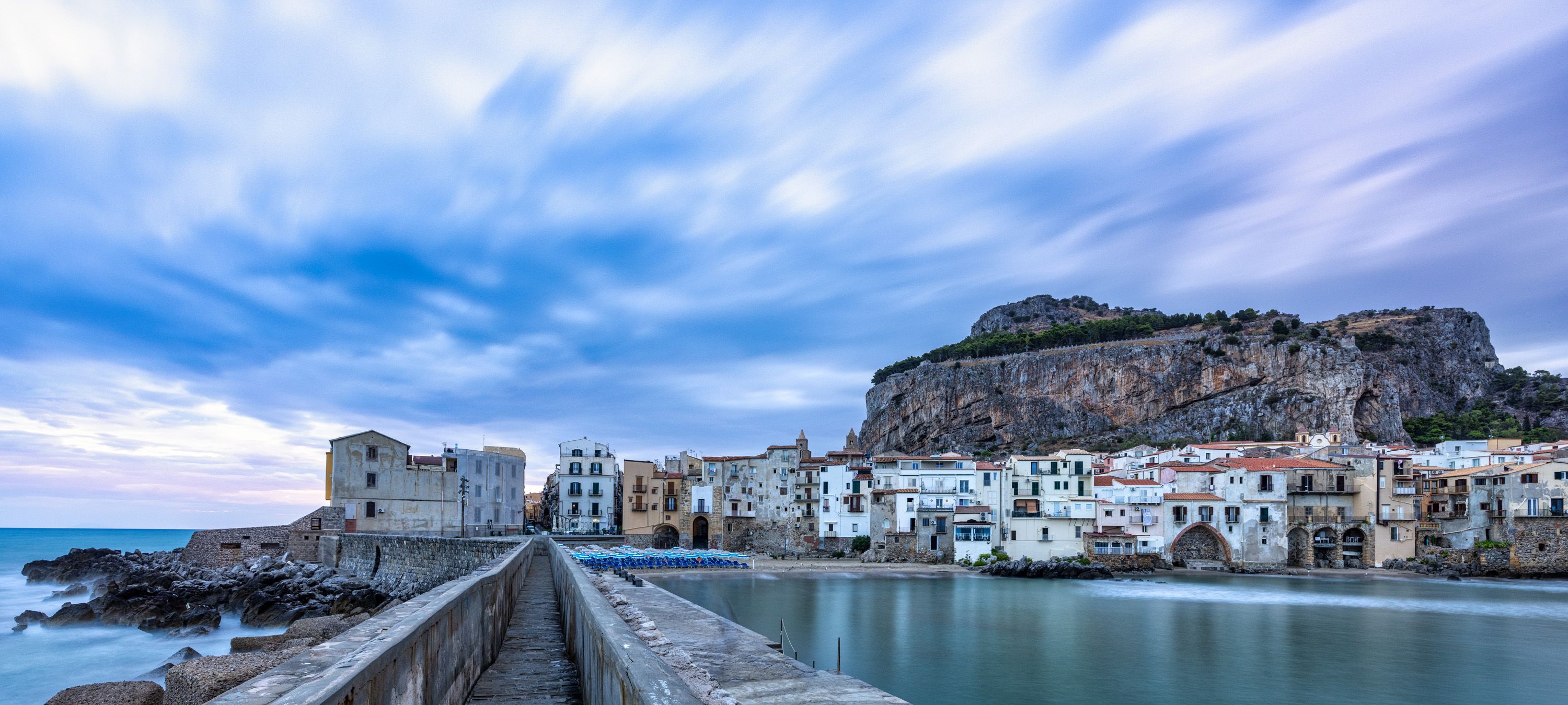 Down the jetty Cefalu, Sicily, Italy