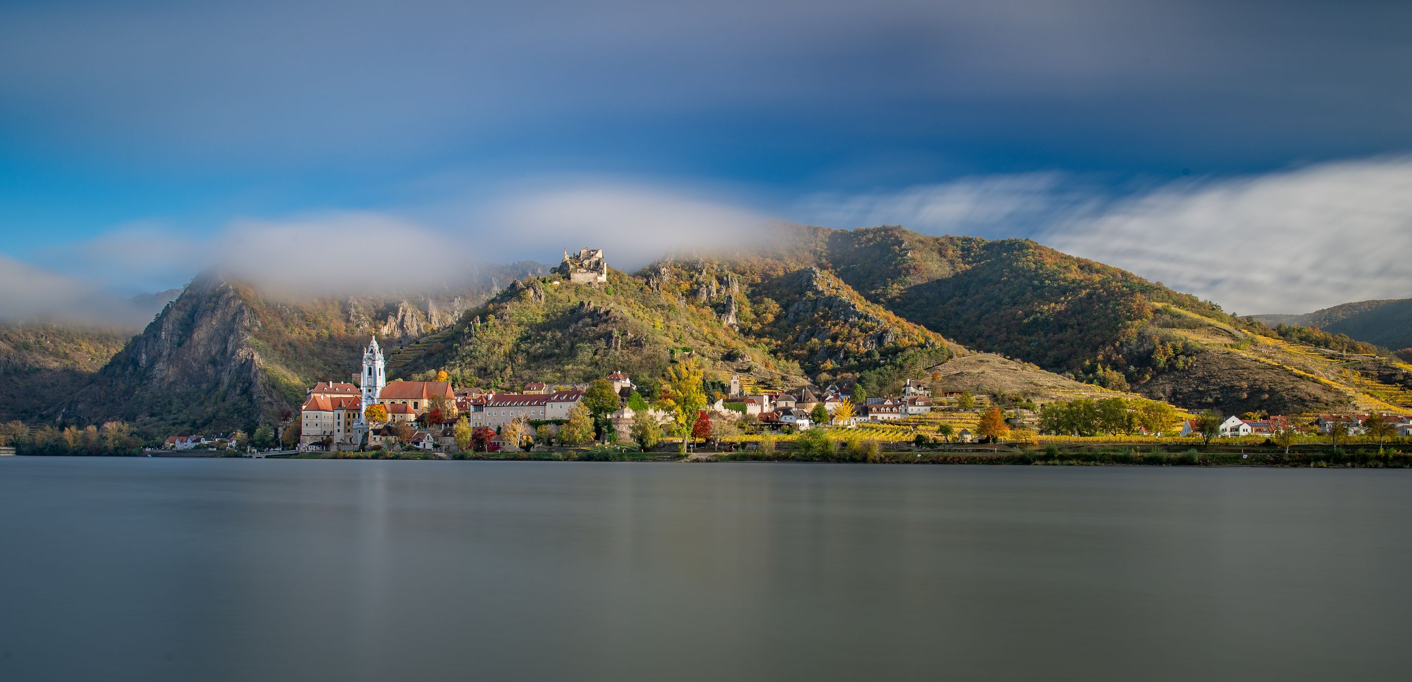 Dürnstein from Rossatzbach, Austria